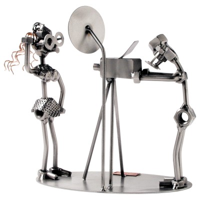 Figurine - Photographe et mannequin