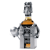 Figurine - Jacky, support de bouteille de whisky 0,7l