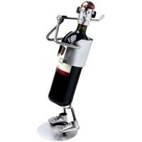 Figurine - Golfeur support de bouteille de vin