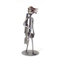 Figurine - chasseur, wired line
