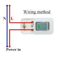 Interrupteur blanc à bascule (1 pce)