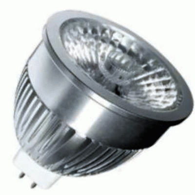 Spot LED MR16 (GU5.3) COB 60° 12V 1x5W - 475lm 