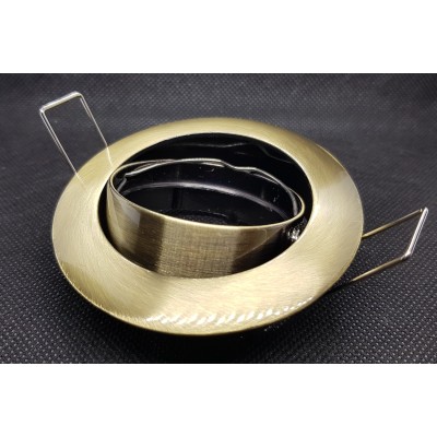 Plafonnier - Spot encastrable (garniture 80 Bronze)