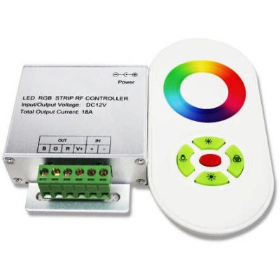 RGB Contrôleur DC 12V/24V + Télécommande 144W