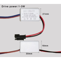 Driver LED (courant constant 300mA) - 3x1W 