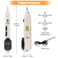 Acupuncture électrique avec détecteur TENS et affichage numérique (stylo électrique méridien)