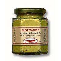 Moutarde artisanale au piment d'Espelette (200gr)
