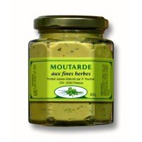 Moutarde artisanale aux fines herbes (200gr)