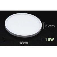 Plafonnier Luminaire rond 230V (18W)