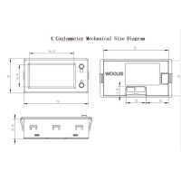Affichage état de la batterie mesure du courant bi-directionnel TK15