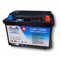 Batterie LITHIUM 12V, "LicoBat" 100Ah SmartBMS intégré