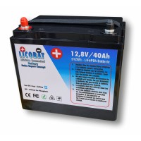 Batterie LITHIUM 12V, "LicoBat" 40Ah SmartBMS intégré