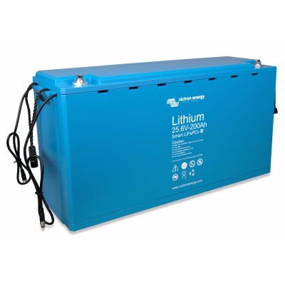 Batterie LITHIUM 24 V, 200 Ah, (équivalent 400 Ah en GEL)