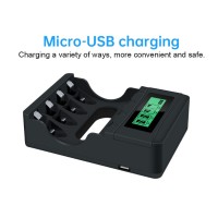 Chargeur pour accus Lithium AA et AAA à 1.5V