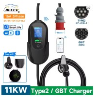 Chargeur portable EV 230V Type 2 (de 8-10-13-16A) (câble 5mètres)