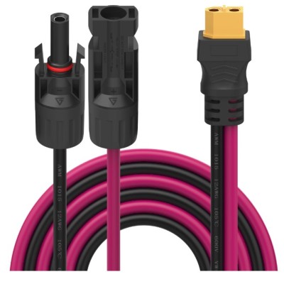 Câble adaptateur solaire - Connecteurs MC4 vers XT60