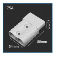 Connecteur Bipolaire 175A 600V (Câble silicone 50mm² 30cm) (1 pièce)