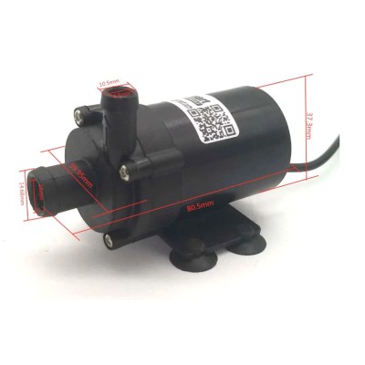 Pompe plongeante 12V - 800lt/h 0.5 bar 14W