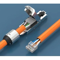 RJ45 Fiche terminaison LAN à monter sans soudure