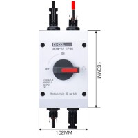 Sectionneur DC Photovoltaïque (isolateur photovoltaïque) 1000V 32A (cadenassable)