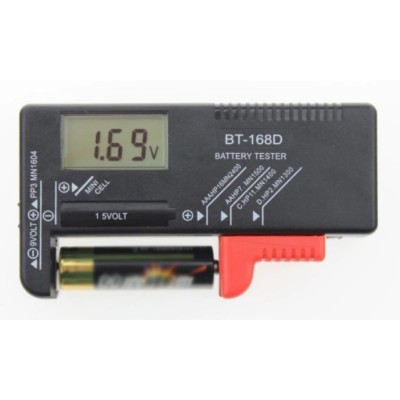 Accus Testeur 1.2V à 12V