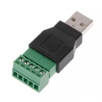 USB Connecteur 5 broches bornier (connecteur mâle)