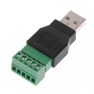 USB Connecteur 5 broches bornier (connecteur mâle)