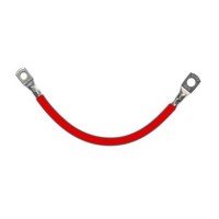 Câble rouge avec cosses M8, 25mm² - 0,25 m