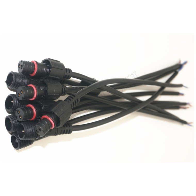 Connecteur étanche type M pour câble 12V max 150W