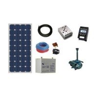 Pompe solaire 24 heures 8W Kit PROFESSIONNEL
